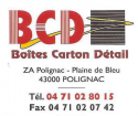 BCD Boites Carton Détail emballage, conditionnement en matière plastique
