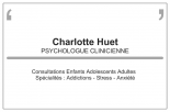 Huet Charlotte Psychologue psychothérapeute