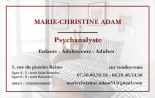 Marie-Christine ADAM psychanalyste