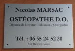 Cabinet d'ostéopathie Marsac Nicolas D.O.T.O. ostéopathe
