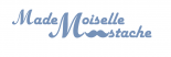 Mademoiselle Moustache vêtement pour enfant (détail)