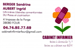 Cabinet Infirmier BERGER Sandrine - AUBERT Ingrid infirmier, infirmière (cabinet, soins à domicile)