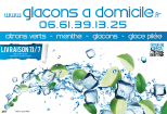 Glaçons à Domicile glace à rafraîchir