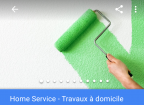 Home Service TRAVAUX à domicile entreprise de peinture, de revêtements
