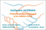 Guillaume Lacordais Praticien en psychothérapie et en relation d'aide psychothérapeute