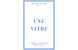 Une Vitre vitrerie (pose), vitrier